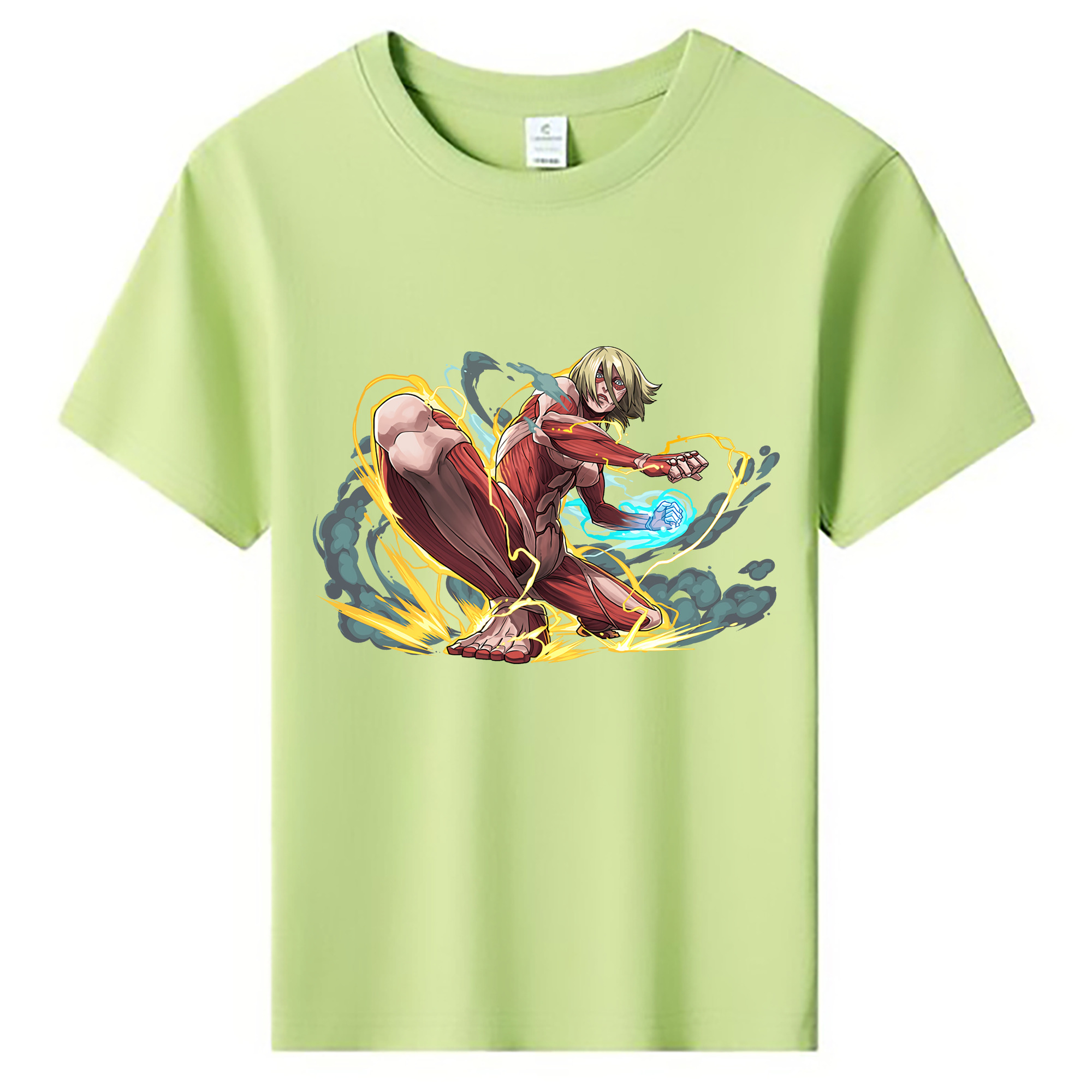 （画像用） 進撃の巨人 Attack on Titan 綿100％キッズTシャツ（フロントプリント）